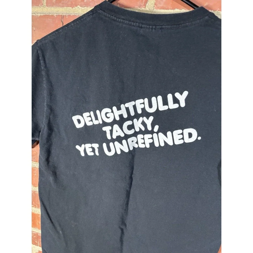 Vintage Y2K Hooters Black Shirt Richmond, VA Short Sleeve Adult Size Small